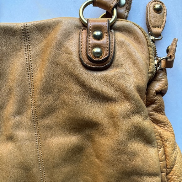 Linea Pelle Dylan Bag  Tan/Yellow - Picture 8 of 13